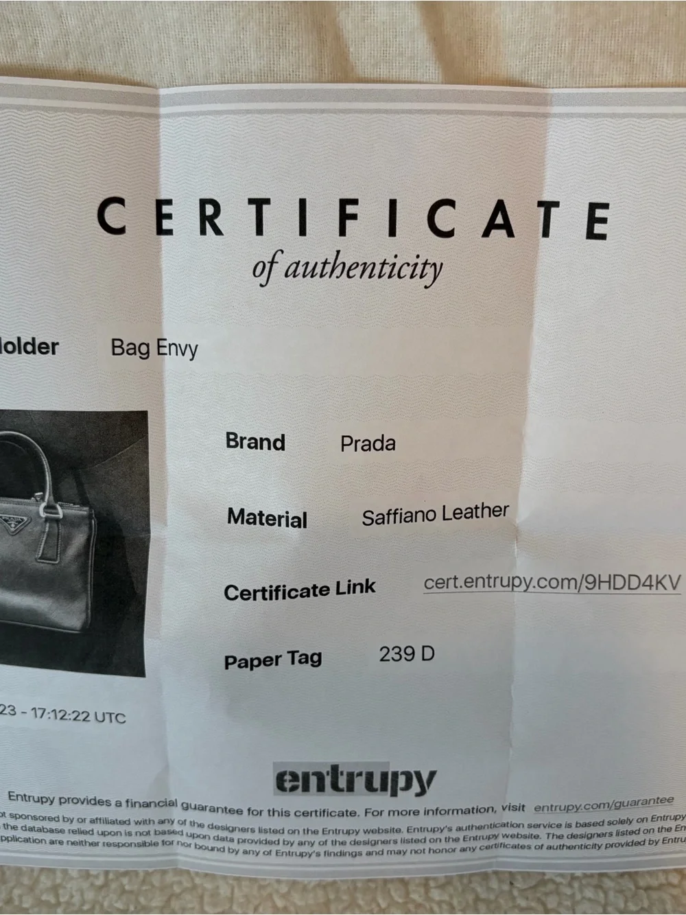 Prada Galleria Micro Saffiano Leather Black Bag